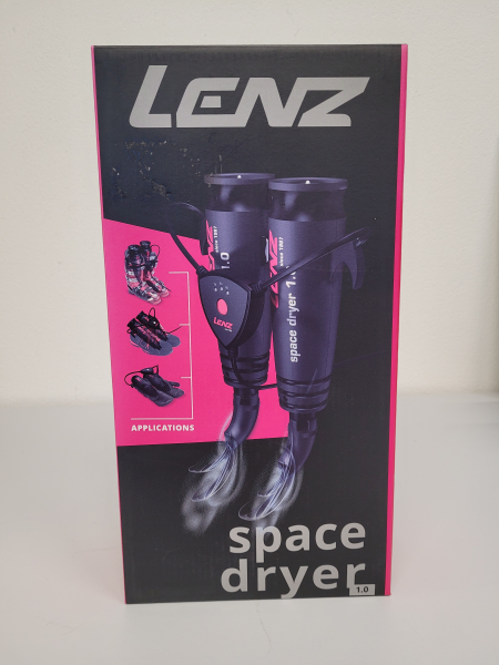 Lenz Schuhtrockner Space Dryer 1.0 240V icl. Timer 230V schwarz / rot